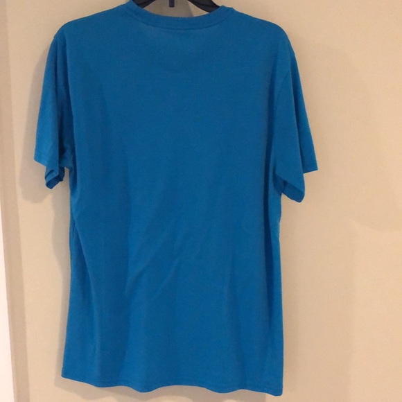 Men’s Oakley large T-shirt teal blue size large - Picture 4 of 5